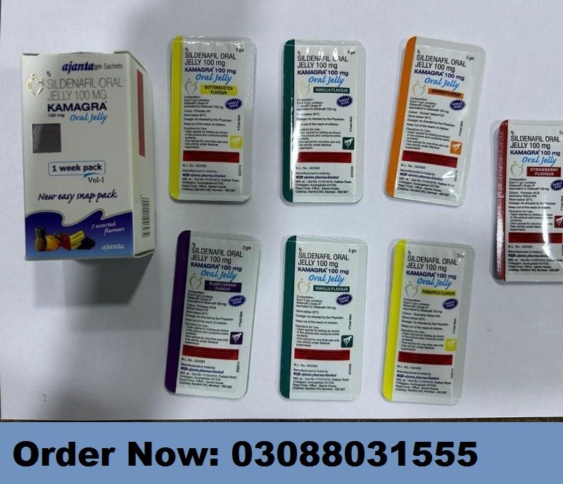 Buy 100% Original kamagra oral jelly 100mg price in Gujranwala. [03088031555]