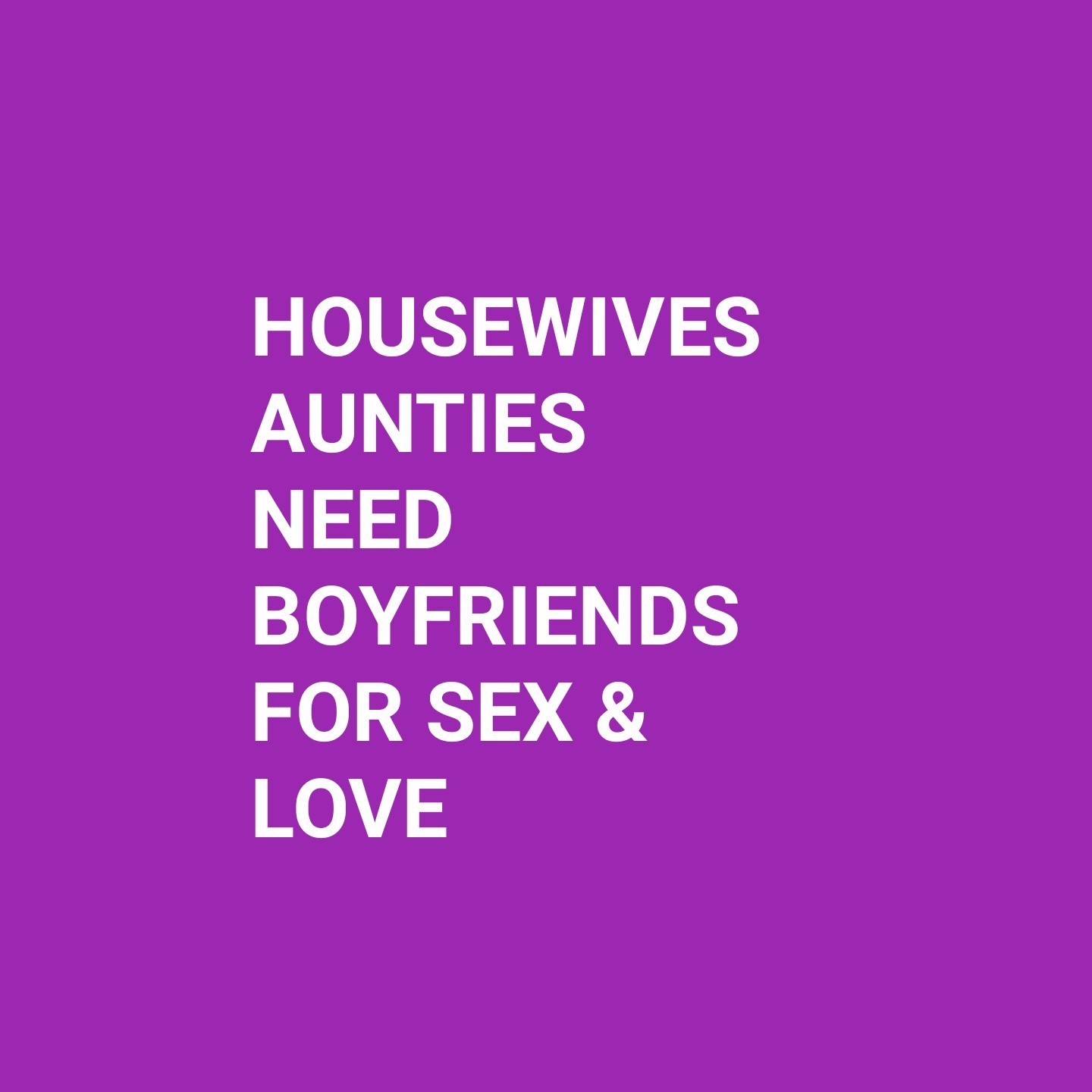 Housewives Need Boyfriend's sex