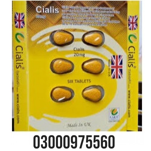 Original Cialis 20mg 6 Tablets Card Tablets in Lahore : 03000975560